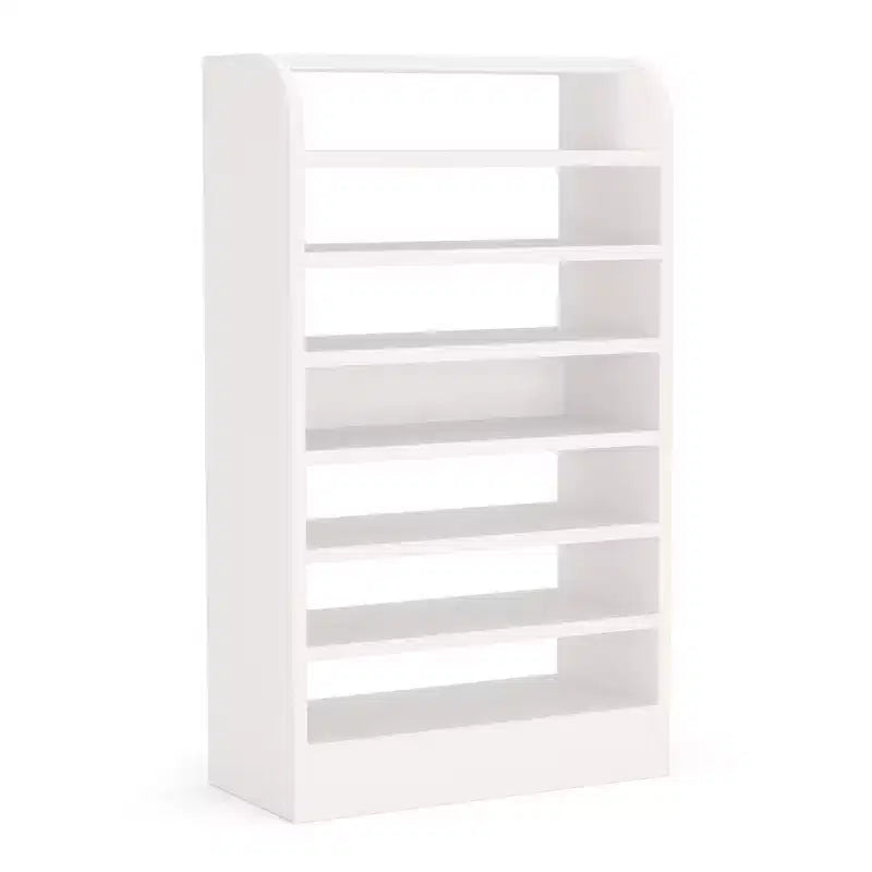 47.24H Wooden Shoe Cabinet, Sturdy E1 Particleboard Shoe Storage Rack for Hallway