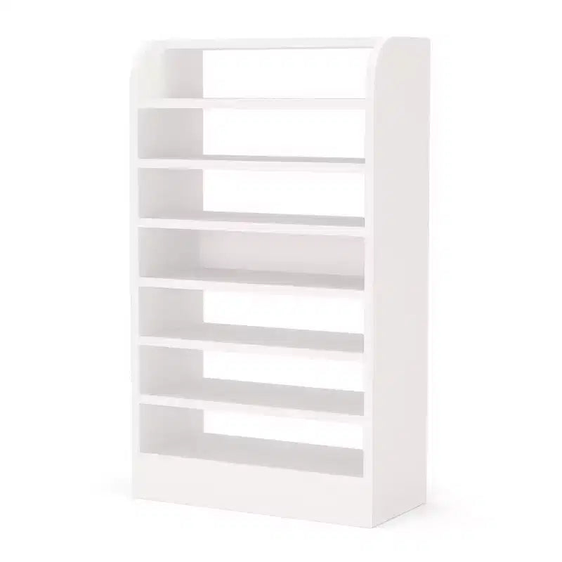 47.24H Wooden Shoe Cabinet, Sturdy E1 Particleboard Shoe Storage Rack for Hallway