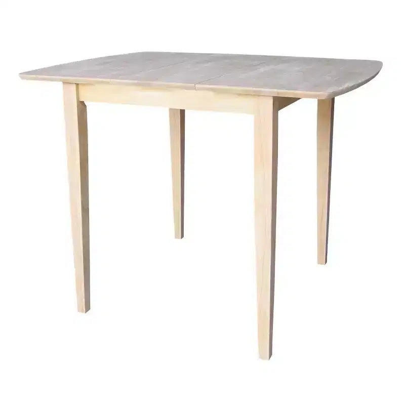 Tavolo da pranzo allungabile da 36" con gambe a farfalla, non rifinito