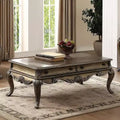 Distressed Style Coffee Table Vintage Oak Finish