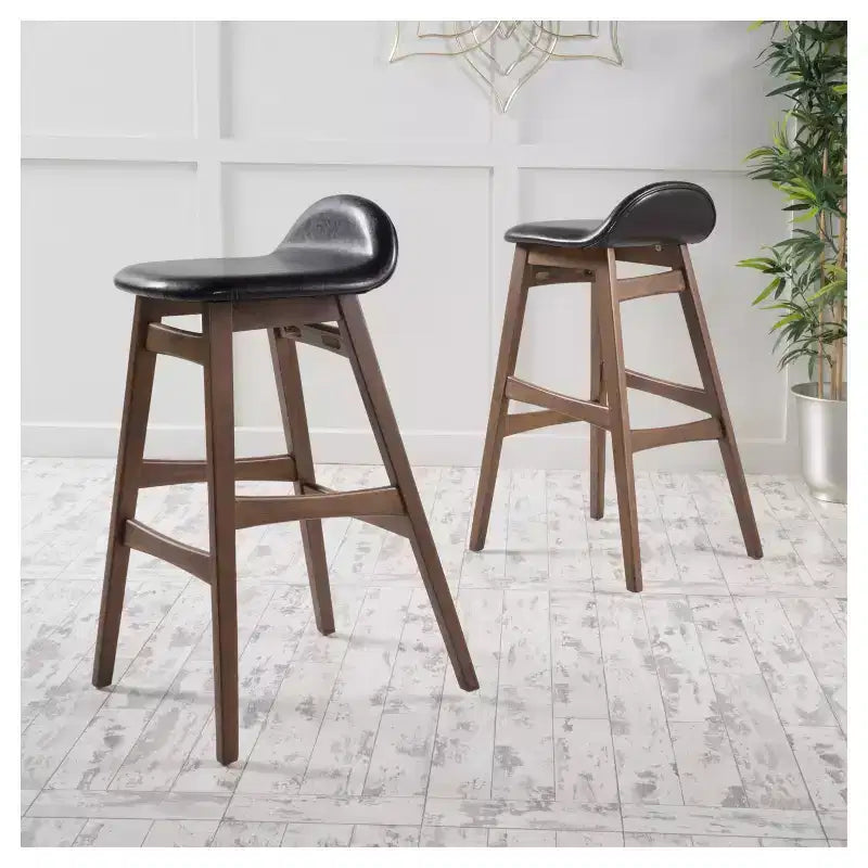 Sgabello da bar in stile minimalista nordico, set da 2