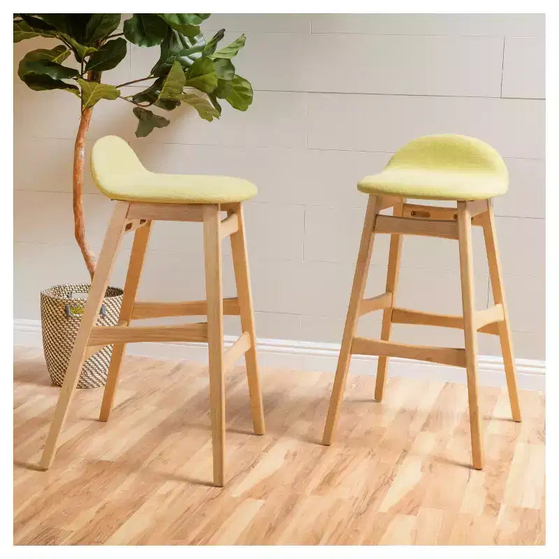 Sgabello da bar in stile minimalista nordico, set da 2
