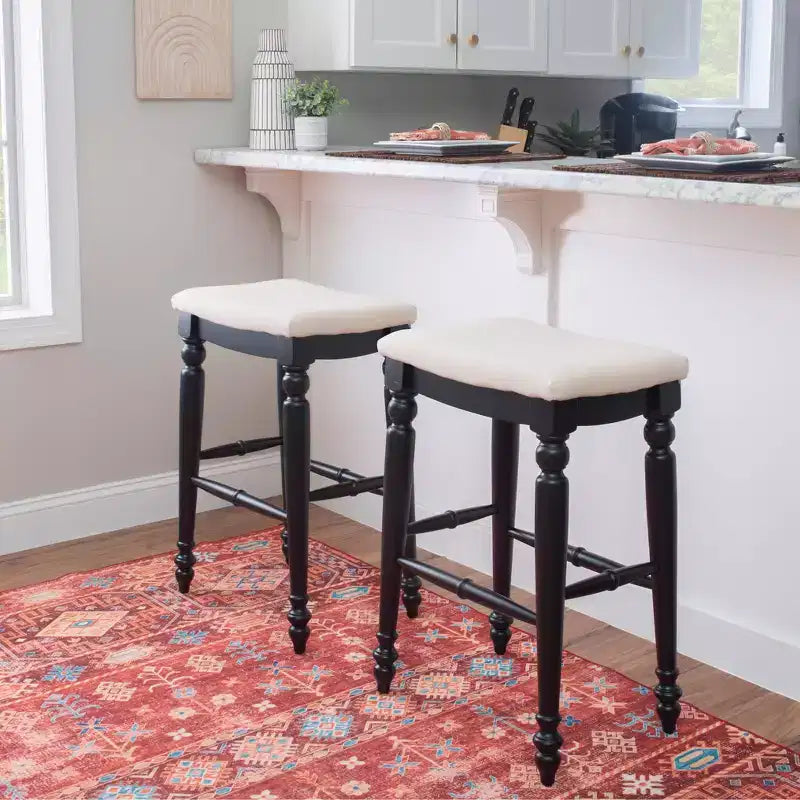Sgabello da bar senza schienale in legno, stile nordico