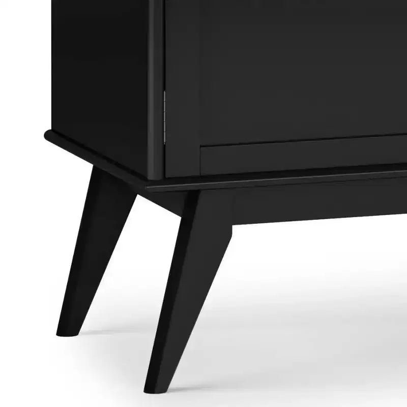 Mobile TV in legno massello di latifoglie stile metà secolo per TV fino a 66